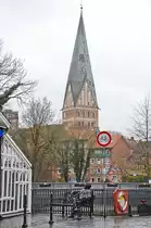 Sie St. Johannis-Kirche zu L�neburg. Aufnahme: 30. Januar 2016.