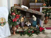 Ernsgaden, Krippe in der St. Laurentius Kirche (25.12.2015)
