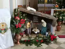 Ernsgaden, Krippe in der St. Laurentius Kirche (25.12.2015)