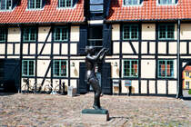 In einem Innenhof von Fborg; 21.06.2015