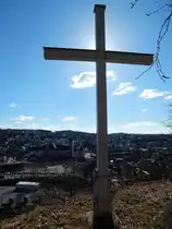 WISSEN im Landkreis ALTENKIRCHEN/Ww.,an der Grenze zwischen Westerwald und Bergischem Land an der SIEG gelegene Kleinstadt mit Regio-Bahnhof der
Bahnlinie SIEGEN-K�LN-AACHEN,kurz vor Ostern am 19.4.2015