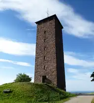 Dobel, der 1937 erbaute Wasserturm mit Aussichtskanzel in 24m H�he, Aug.2015