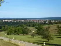 Pfaffenrot im Nordschwarzwald, Blick �ber den Ort, Aug.2015