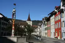 In der Altstadt von Le Landeron; 20.02.2016