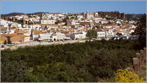 Blick auf Silves. Scan eines Dias vom Ende der 1990er Jahre.