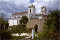 Tavira. Igreja de Santa Maria do Castelo im Mai 1998. Scan vom Dia.