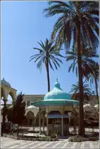 Akko. Im Hof der Dschezzar-Pascha-Moschee (auch: Al-Jazzar-Moschee). Scan eines Dias vom M�rz 1978.