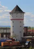 Wasserturm am Rangierbahnhof Nordhausen im April 2014
