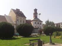 Marktplatz von Cvikov (Zwickau in Bhmen) am 23.08.2011