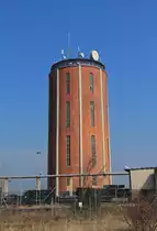 Wasserturm des Sodawerkes in Sta�furt im Mai 2015