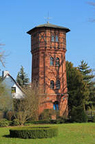 Wasserturm Zerbst, Schlopark, im Mrz 2014