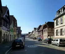 Rosheim, die Hauptstra�e  General de Gaulle , Sept.2015