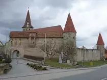 Kirchenburg Effeltrich, erbaut im 15. Jahrhundert (27.03.2016)