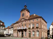 Wei�enburg (Wissembourg), das Rathaus wurde 1741-52 erbaut, Sept.2015