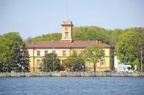 Hafenamt in Swinem�nde (Kapitanat portu w Świnoujściu). Aufnahme: 7. Mai 2016,