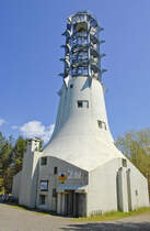 Die Glocke - Hochbunker mit Messstation fr Kstenbatterie Goeben auf der Insel Wollin. Aufnahme: 7. Mai 2016.