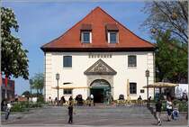 Stade. Das Zeughaus am Pferdemarkt stammt aus der Schwedenzeit. Es wurde 1697 bis 1699 auf dem Gelnde der frheren St.-Georgs-Kirche als Waffenarsenal errichtet. 12.05.2016