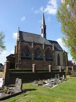 Frauw�llesheim, Pfarrkirche Maria Heimsuchung, erbaut ab 1123 (04.05.2016)