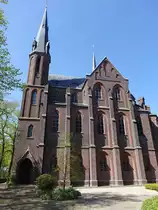 Steyl, Klosterkirche St. Michael, Doppelkirche, Oberkirche nur zug�nglich durch das Missionshaus, die Unterkirche dient als Gebetraum (05.05.2016)