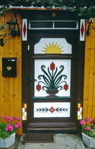 Haustr Ostseebad Singst. Bild vom Dia. Aufnahme: August 2001.