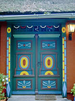 Haustr Ostseebad Singst. Bild vom Dia. Aufnahme: August 2001.