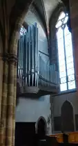 Wei�enburg (Wissembourg), Kirche St.Peter und Paul, die Roethinger-Orgel in der Vierung, Sept.2015