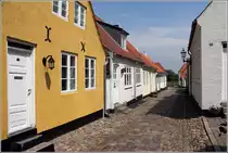 Ribe. Die Bredeslippe ist eine kleine Gasse in der Altstadt. 31.05.2016