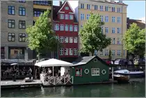 Kopenhagen. Eine kleine Oase am Christians Kanal in Christianshavn. 02.06.2016