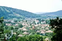 Bran im rum�nischen Siebenb�rgen. Bild vom Dia. Aufnahme: Juli 1990.