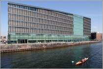 Kopenhagen. Brogebude der Aller Media A/S auf Havneholmen. 04.06.2016