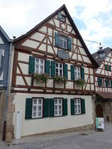 Marbach, Geburtshaus von Schiller in der Niklastorstrae (26.06.2016)