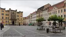 Zittau. Der Markt im Zentrum der Stadt. 21.06.2016