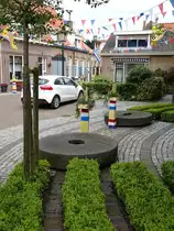 Tholen, Alte M�hlr�der am Vijsmarkt (10.05.2016)