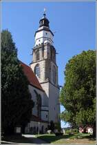 Kamenz. Die Hauptkirche St. Marien wurde von 1275 bis 1479 errichtet. 24.06.2016