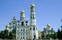 Glockenturm Iwan der Gro�e im Moskauer Kreml. Bild vom Dia. Aufnahme: Juni 1989.