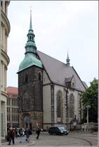 Grlitz. Die gotische Frauenkirche wurde in den Jahren 1459-73 erbaut. 20.06.2016