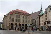 Grlitz. Am Demianiplatz steht auch das aus  Film und Funk  bekannte Jugendstilkaufhaus. 20.06.2016