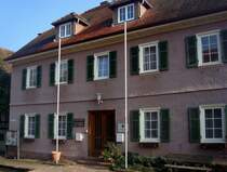 Zavelstein im Nordschwarzwald, das Rathaus des ca. 700 Einwohner zhlenden Luftkurortes, Okt.2010