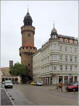 Grlitz. Der Reichenbacher Turm am Obermarkt hat eine Hhe von 49 m. 1376 wurde er erstmals urkundlich erwhnt. 20.06.2016