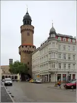 G�rlitz. Der Reichenbacher Turm am Obermarkt hat eine H�he von 49 m. 1376 wurde er erstmals urkundlich erw�hnt. 20.06.2016