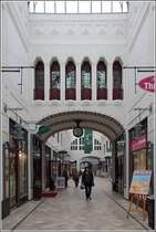 Grlitz. Die 1908 im Jugenstil erbauteStraburg-Passage verbindet die Berliner Strae mit dem Wilhelmsplatz. 20.06.2016