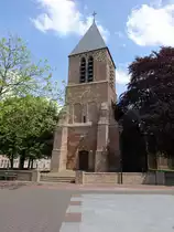 Spijkenisse, Ref. Kirche, sp�tgotisch erbaut Mitte des 15. Jahrhundert (11.05.2016)