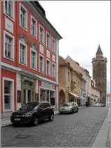 Bautzen. Blick durch die Wendische Stra�e zum Wendischen Turm. 22.06.2016