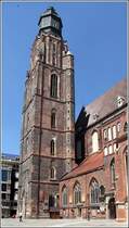 Breslau. Dieser Bau der Elisabethkirche (poln. Bazylika św. Elżbiety Węgierskiej) wurde Anfang des 14. Jahrhunderts errichtet.Vorgngerbauten gab es bereits im 11. Jahrhundert. 23.06.2016