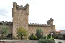 OROPESA (Provincia de Toledo), 05.10.2015, Teil der Burg von Oropesa, in der heute ein Parador untergebracht ist