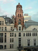 Blick aus dem Hotel Scandic Grand Central  am 19. Juni 2016 gegen 22.00 Uhr in Stockholm.