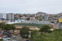PRAIA (Concelho de Praia), 24.03.2016, das Nationalstadion von Cabo Verde; fr ein kleines Land wie Cabo Verde sind die Fuballer z.Z. relativ erfolgreich