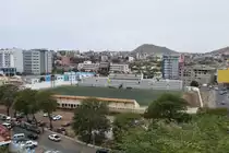 PRAIA (Concelho de Praia), 24.03.2016, das Nationalstadion von Cabo Verde; fr ein kleines Land wie Cabo Verde sind die Fuballer z.Z. relativ erfolgreich