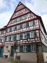 Brackenheim, Alte Schule, erbaut von 1608 bis 1610 durch Baumeister Hans Reiss (24.07.2016)