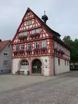 Altes Rathaus von 1593 in Nordheim, seit 1987 Ortsbcherei (24.07.2016)